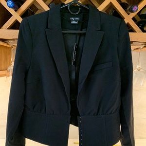 NWT City Chic Sz. 14 Black Cinch Jacket/Blazer